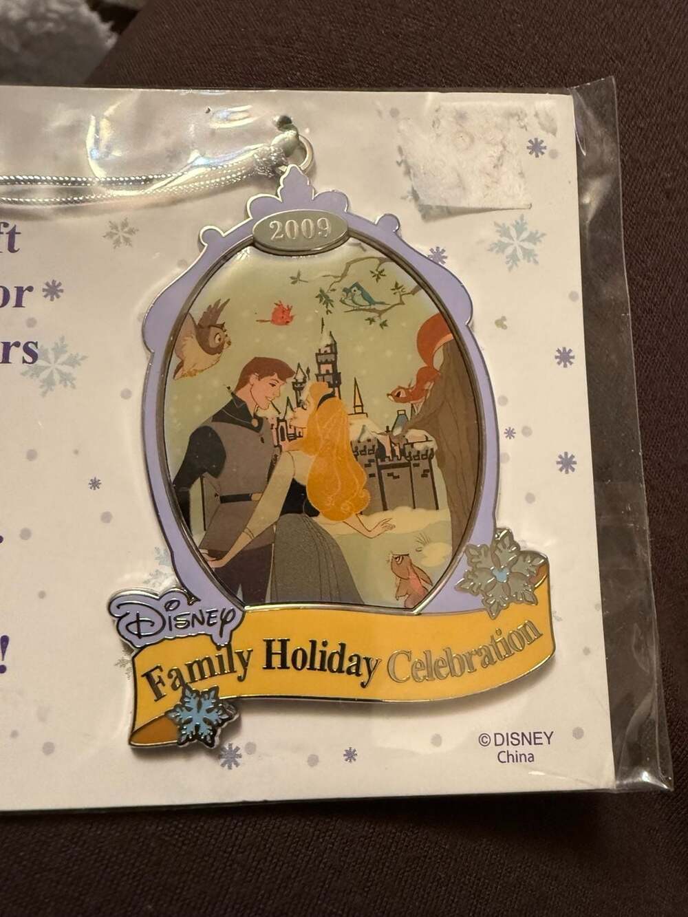 DISNEY SLEEPING BEAUTY ORNAMENT New